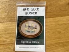 Pigeon In A Puddle Cross Stitch Chart By The Blue Flower