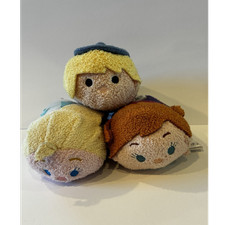 Disney Tsum Tsum Frozen Elsa Anna Kristoff Mini Plush Set