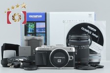 "Count 1,506" Olympus PEN Lite E-PL7 Silver 16.1 MP EZ 14-42 40-150 Lenses