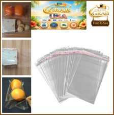 Cellophane Bags 200 Pack 6x8 Inch Clear Self Sealing OPP Plastic Treat Candy