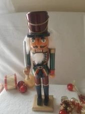 Collectibles/Nutcrackers/ 15 " Wooden Nutcracker With Sword