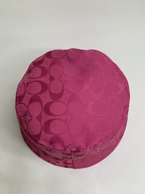 Coach Authentic Pink Logo Bucket Hat Size M/L | eBay display picture 3