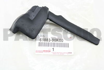 ブラック1 6188390K00 Genuine Toyota SEAL, ROOF SIDE RAIL, REAR RH 61883