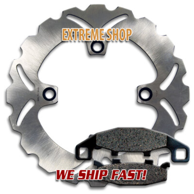 Rear Brake Rotor+Pads for Kawasaki Ninja ZX600D(90-93) ZX750F(87