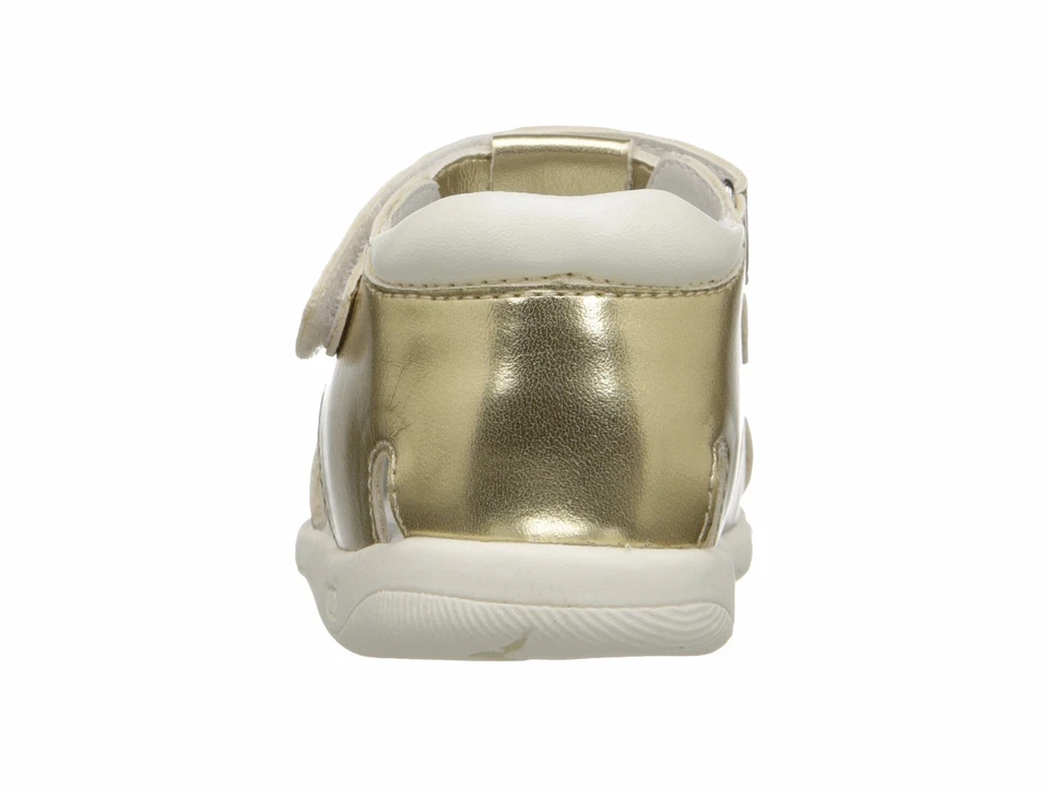 金色凉鞋 花朵 露趾 小女孩 凉鞋 Umi 婴儿 尺码 5  — 第 4/4 张图片