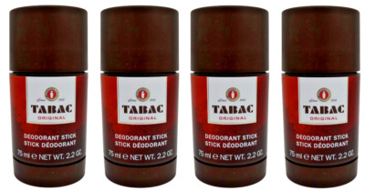TABAC ORIGINAL Deo Stick maskulin-herber Duft 4x 75ml Deodorant Stick NEU