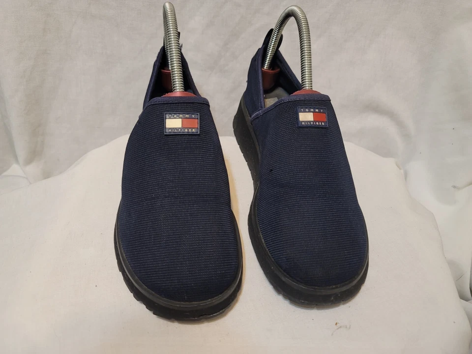 Mocasines Tommy Hilfiger para mujer azul marino talla 8,5 M Foto 3 de 4