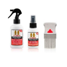 Lice Treatment and Prevention Kit, Small - Nit Glue Dissolver, Repel Lice Pre...