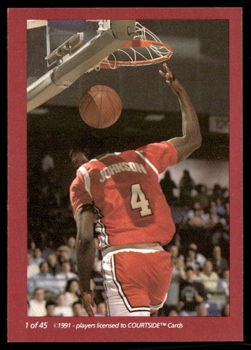Juego completo de baloncesto Courtside 1991 (1-45) Johnson/198000 - Imagen 6 de 6