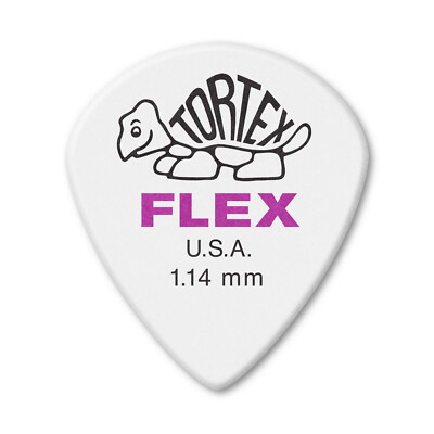 Jim Dunlop Tortex Flex Jazz III XL 1,14mm Plektren - (Tasche mit 12 Plektren)