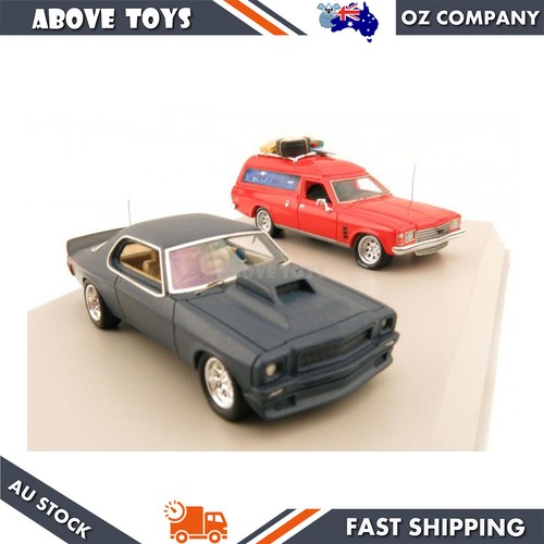 Ace 1:64 Mad Max Holden HQ Nightrider MFP & HJ Panel Van Twin Set Car Model - Picture 2 of 5