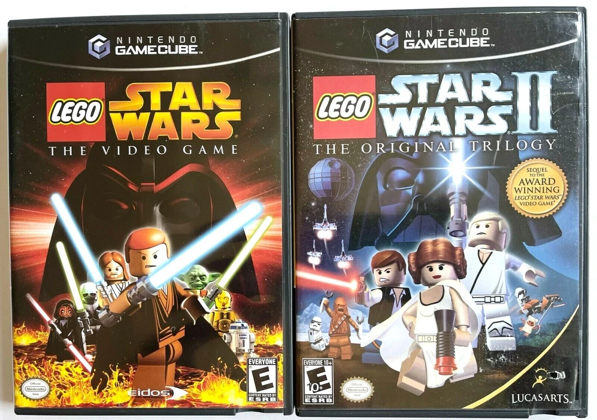 2 NINTENDO GAMECUBE LEGO STAR WARS GAMES THE VIDEO GAME THE