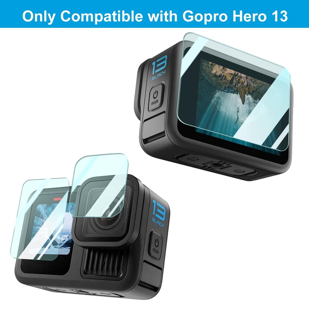 Accessories Kit for Gopro Hero 13 Black Accessory Bundle