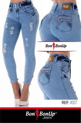4007 Bon Bon Up Jeans Levanta cola jeans colombianos butt lifter levanta  pompis | eBay