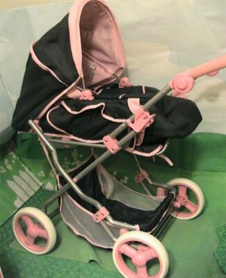 navy carriage toy pram