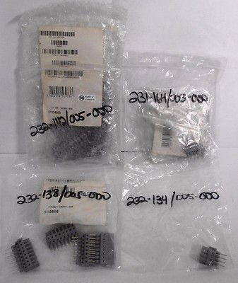 Wago 232-134/005-000, 232-138/005-000, 232-142/005-000, 231-164/003-000 (Lot 15)