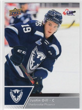Justin Gill 22-23 Upper Deck CHL Base Common #99 Sherbrooke Phoenix