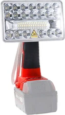 Cordless LED Work Light for Milwaukee 18V Li-ion Battery 18W 2000LM Flashlight