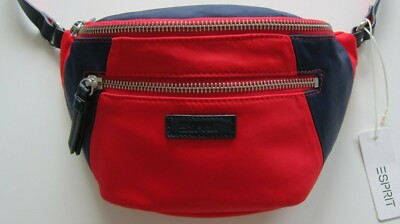 Esprit-ladies' bag-belt bag-waist bag-NEW-red-