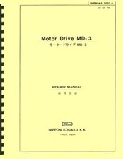 Nikon Motor Drive MD-3 Repair Manual for Nikon F2: Reprint English, Japanese 