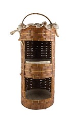 3-Tier Cat Bed Condo House Cat Cave Beds w/ Washable Cotton Cushions Wicker Home