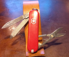Victorinox "Classic" Swiss Army Knives, plain scales, Various Colors
