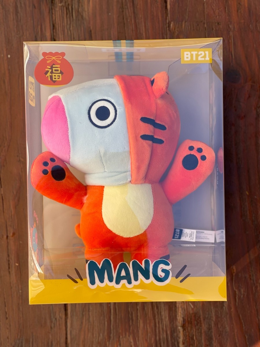 BT21 BTS Authentic Goods Mang STANDING DOLL Cuddle Plush TIGER