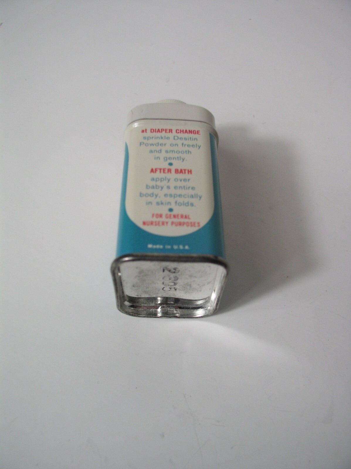 Vintage Desitin Baby Powder Sample Size Can