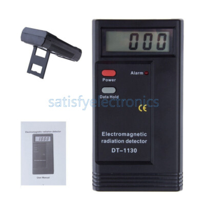 50HZ-1999MHZ EMF Meter Electromagnetic Radiation Measuring Tool Audio LED Alarm