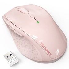 Wireless Mouse 2.4G USB Computer Mouse with 6-Level Adjustable 4800 DPI 30 Mo...