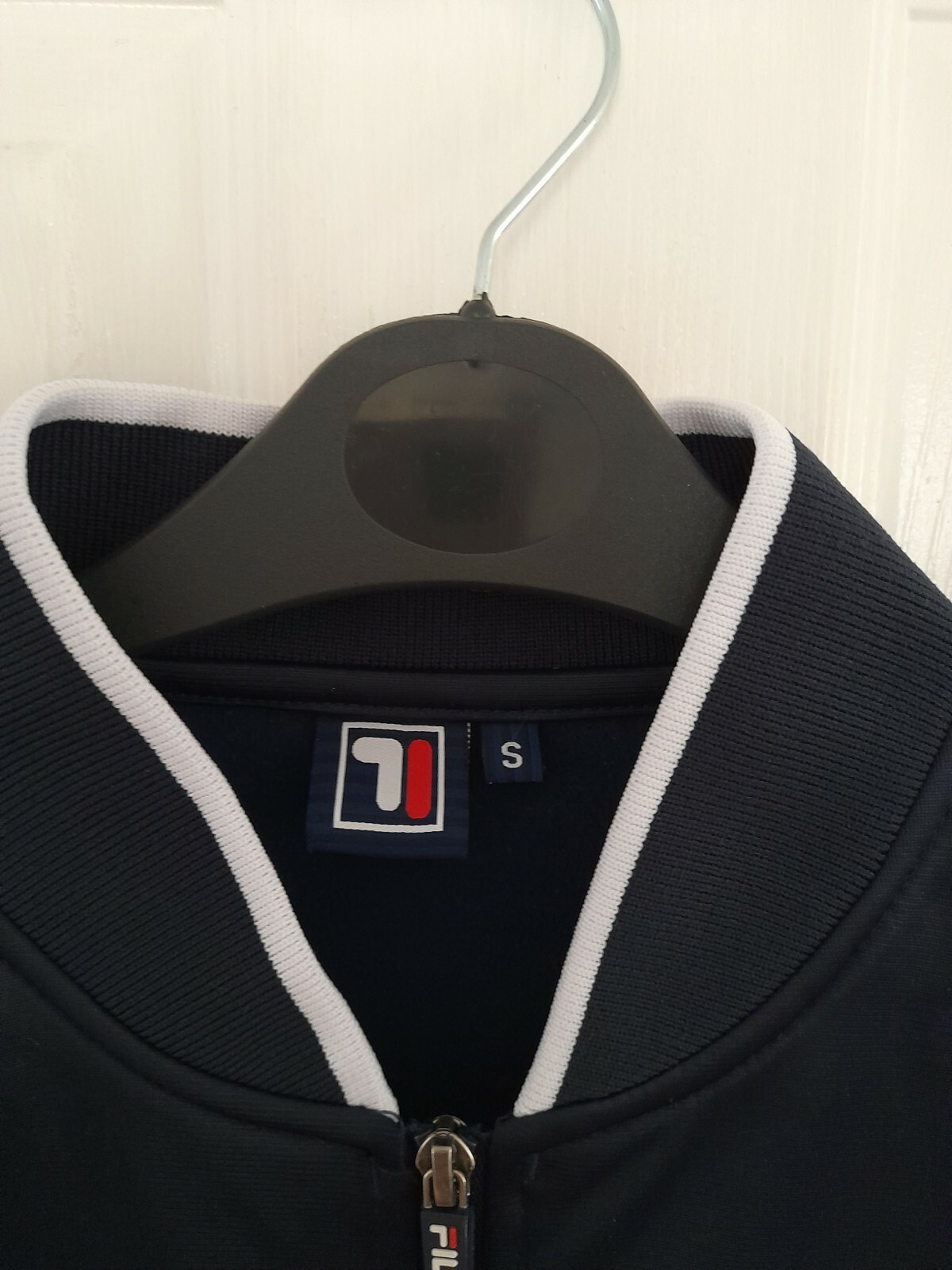 Fila Navy colour Men's Track Top Size S full zip pokets