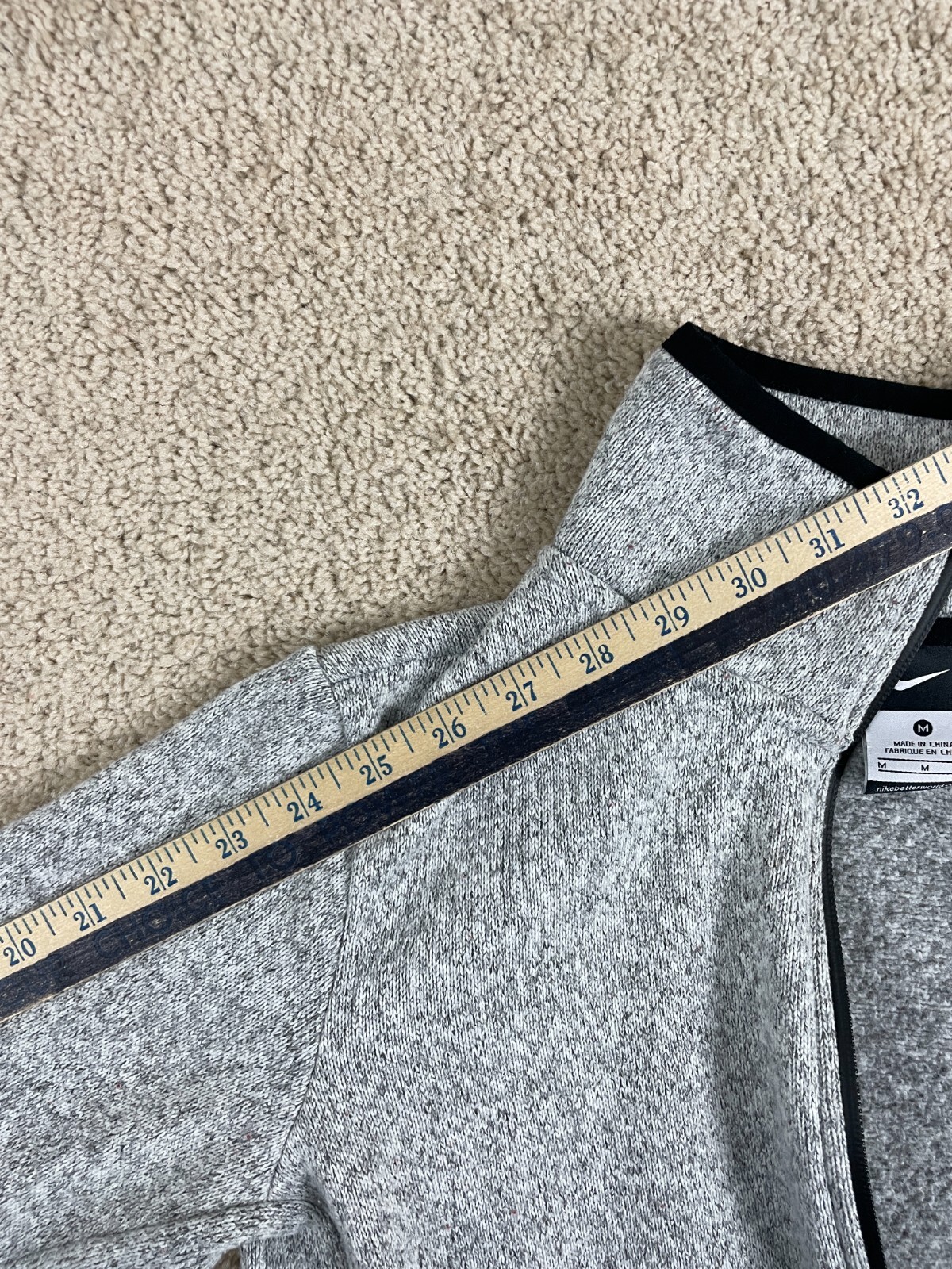 Nike Basic Jacket Mens Medium Full Zip Collared T… - image 12