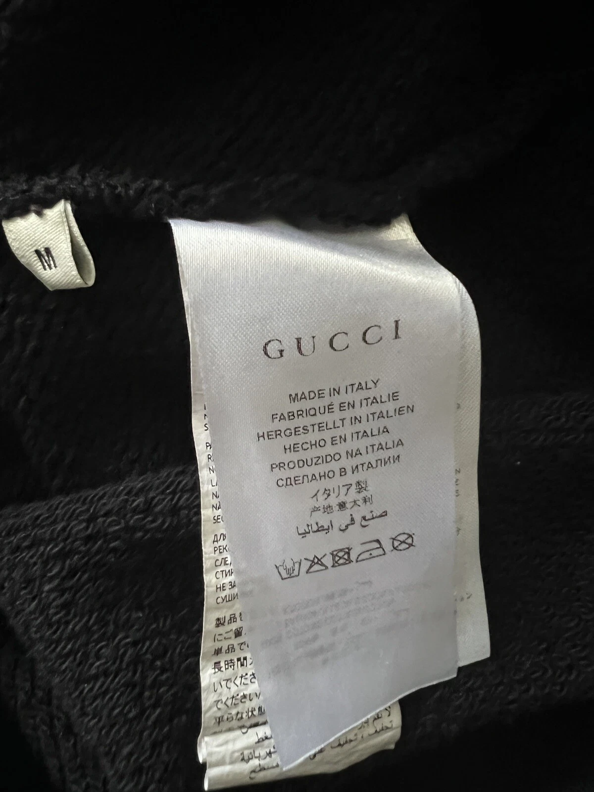 Felpa con cappuccio logo Gucci taglia M