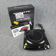 OVENTE Electric Countertop Infrared Burner 7" Ceramic Glass BGI101B – Works