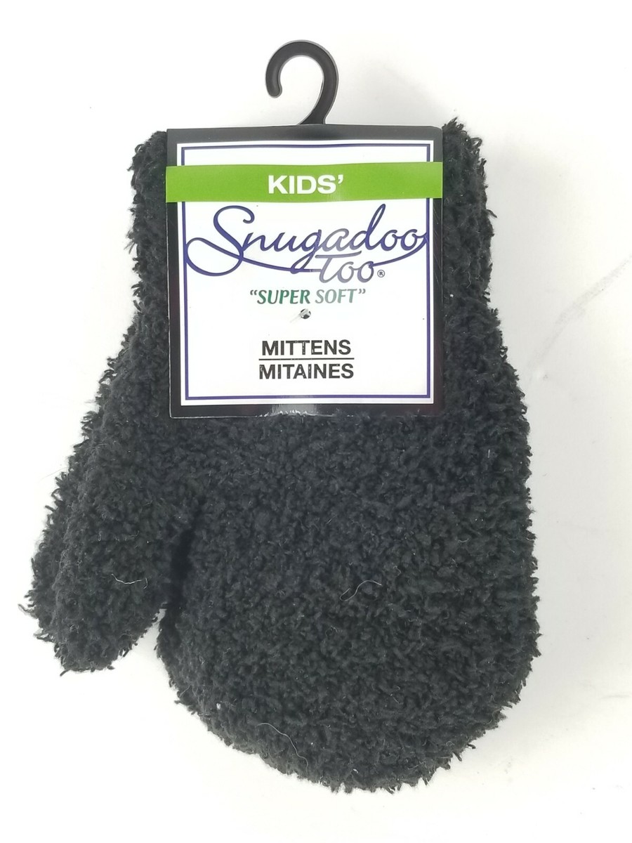 Snugadoo Kids Black Soft Mittens - One Size | eBay