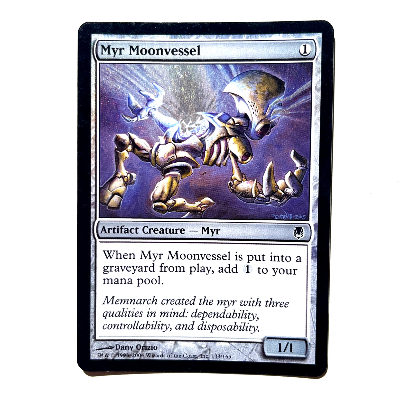 Myr Moonvessel FOIL LP Darksteel MTG See Photos Magic the Gathering