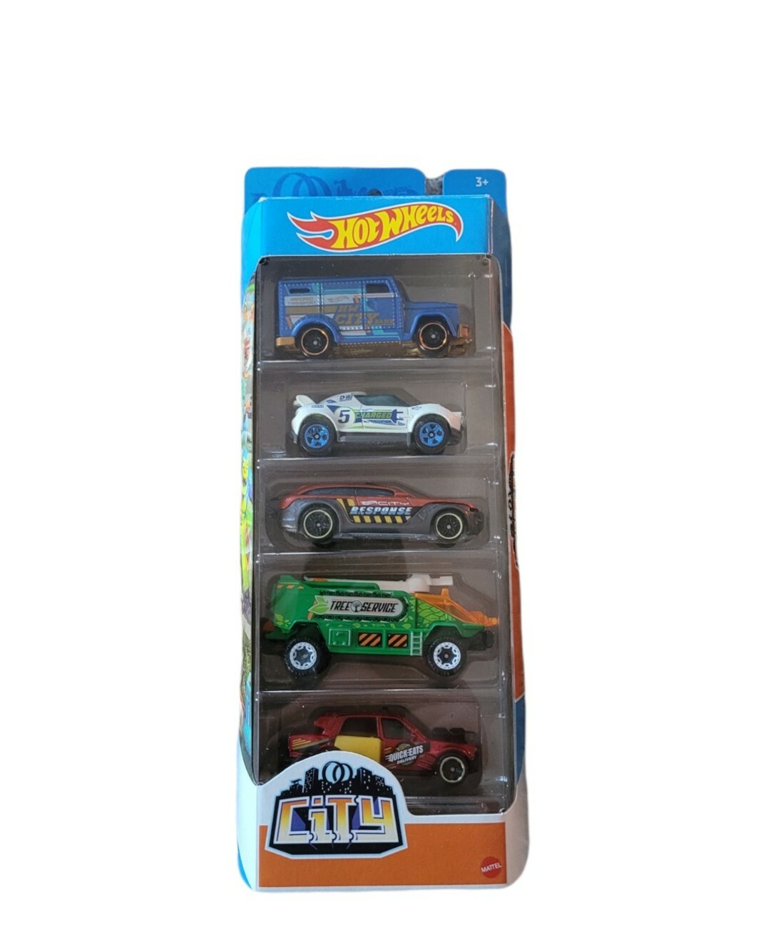 Hot Wheels City 5 Pack Gift Pack 1/64 Scale Die Cast GTN41