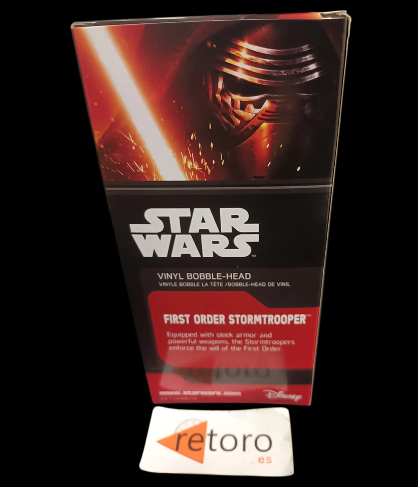 FIGURA FUNKO STAR WARS FIRST ORDER STORMTROOPER VINYL BOBBLE-HEAD Force Awakens - Imagen 2 de 4