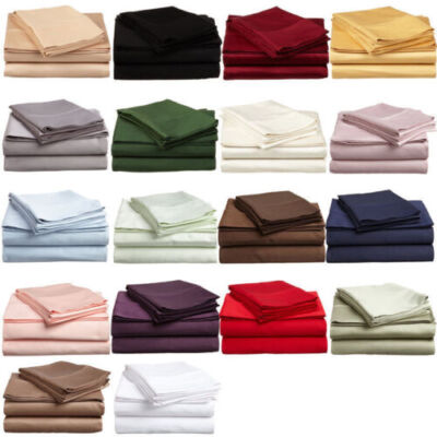 Home Bedding Collection 1000 Thread Count Egyptian Cotton Select Item & Size