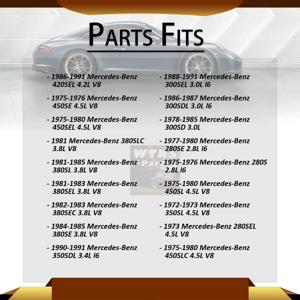 Extremo de barra de amarre de dirección exterior delantera para Mercedes-Benz 560SL 5,6 L 1986-1989 2x Foto 2 de 4