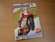 MOTOGP Motorrad Grand Prix Deutschland Motorrad WM Sachsenring Programmheft 2008