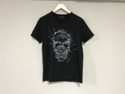 Alexander McQueen T-shirt Cotton Skull Black XS 170/90