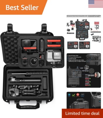 Portable Waterproof Hard Case Compatible with Insta360 ONE RS/Insta360 ONE  R