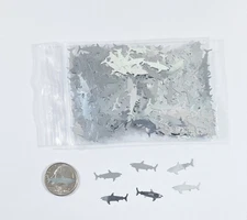 Shark Shaped Solvent Resistant Glitter For Nails-Resin-Tumblers-Art-Crafts