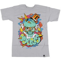 Osiris Top Hat S/s Silver Men's T-shirt Sz. S M Osiris Top Hat S/s Silver Men's T-shirt Sz. S M