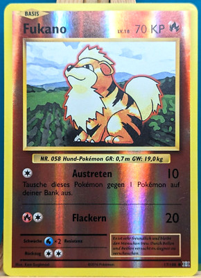POKEMON - Evolutions - Fukano - 17/108 - REVERSE HOLO - deutsch