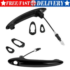 2Pcs Left & Right Outside Front Door Handle Gloss Black For Mini Paceman R61 New
