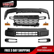 Front Bumper Cover Kit For 2022-2024 Ford Maverick W Grille Side Marker Light Front Bumper Cover Kit For 2022-2024 Ford Maverick W Grille Side Marker Light