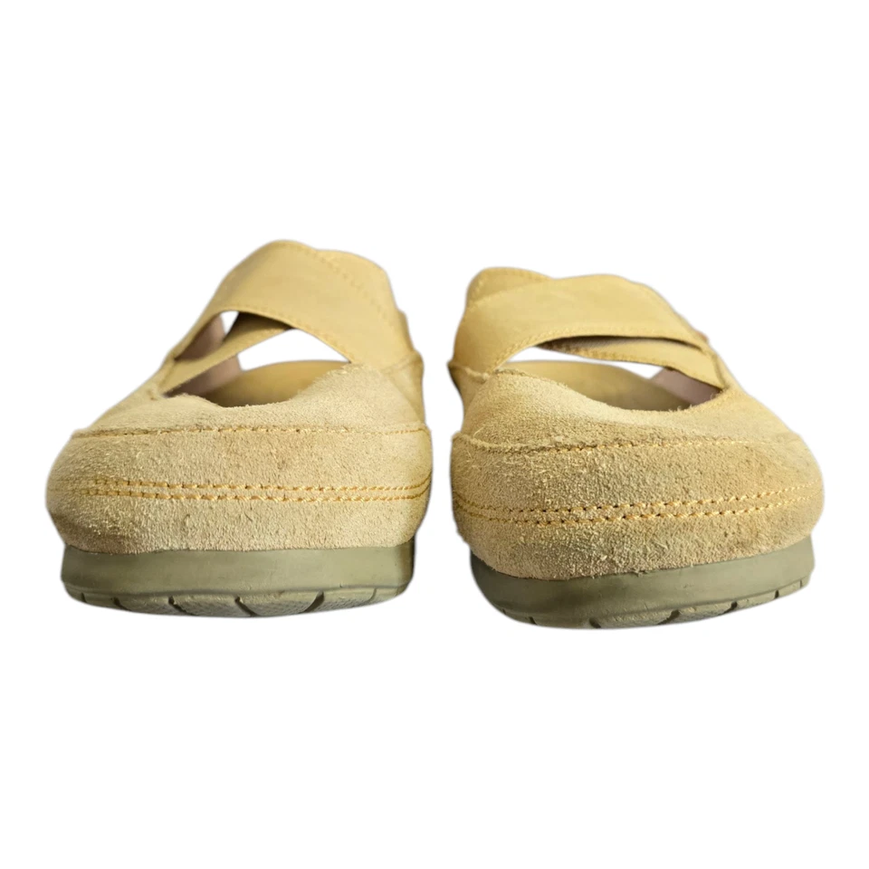 Zapatos sin cordones Crocs Edie de gamuza deslizable mula #15489 beige tostado para mujer talla 10 Foto 4 de 4