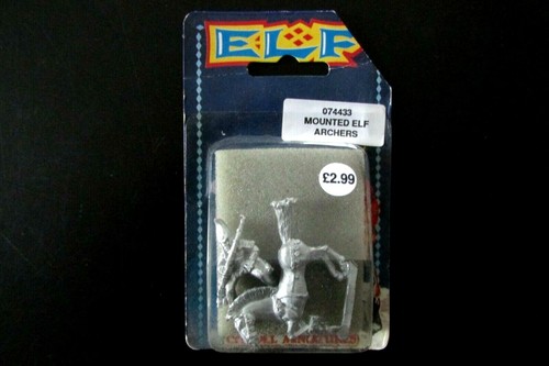 OOP Citadel / Warhammer Metal ELF6 Wood Elves Cavalry Halanel Goldmane ...